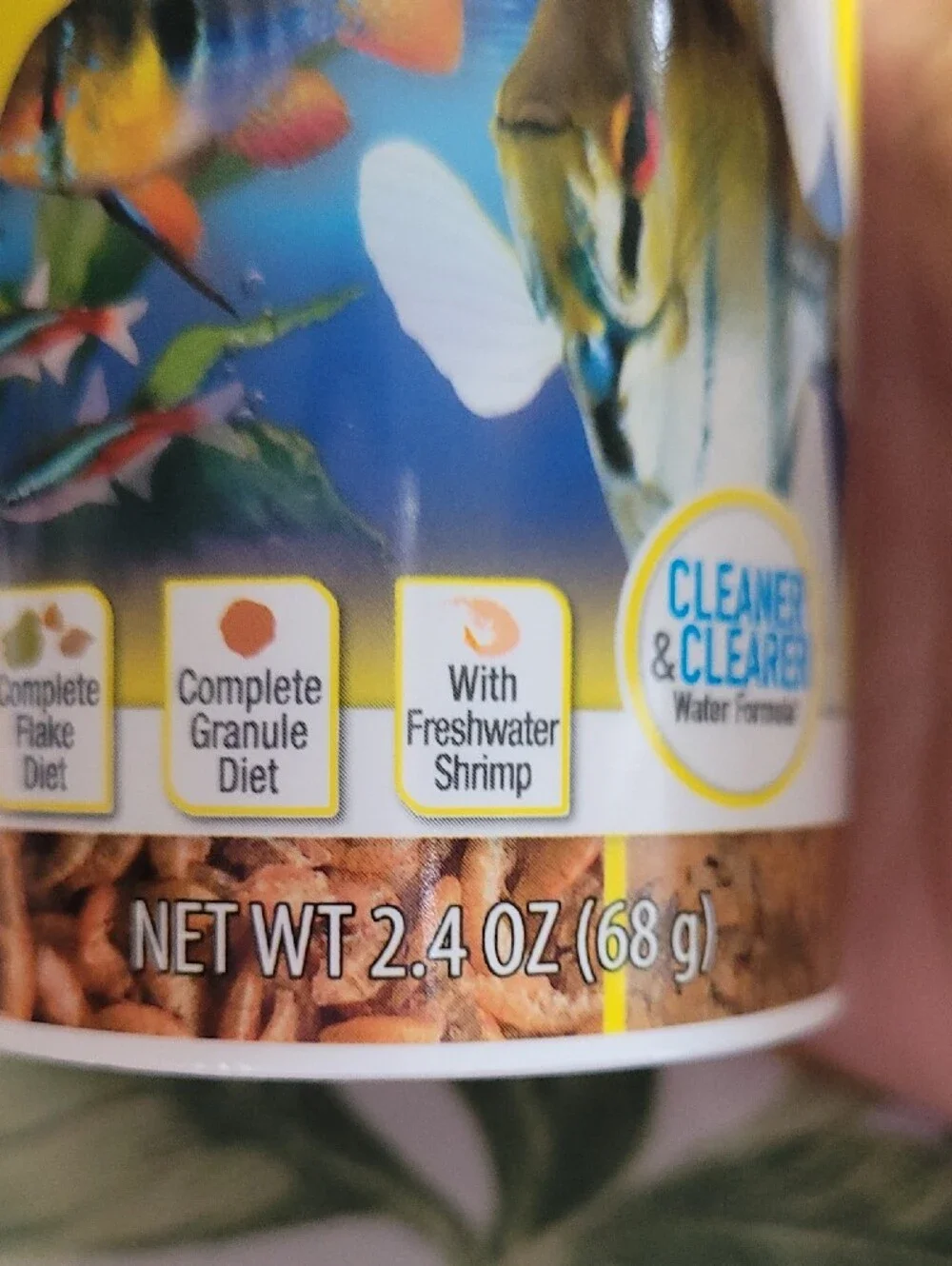 Min Fish Food - Yellow/Brown